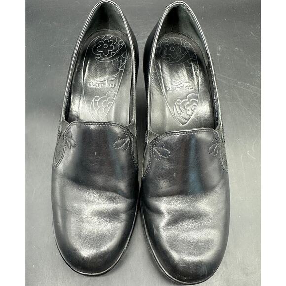 Dansko Women Beth Shoes Black Heel Pump Pro Nursing Slip On 40/9.5 - Picture 1 of 6